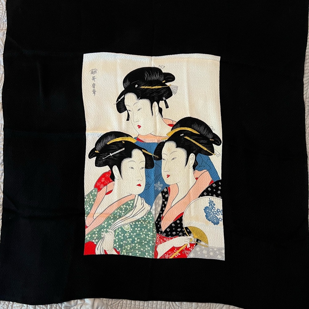 Traditional Japanese Art Print Scarf